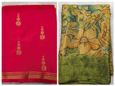 Pink Gaji silk saree Code: PGS01 (Combo Offer)