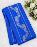 Royal blue Viscose georgette silk saree (VGS01)