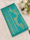 Green Viscose georgette silk saree (VGS01)
