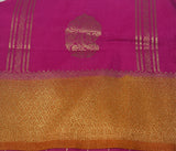 Rani Pink Georgette Silk Saree