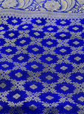Blue Chiffon Silk Saree