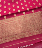 Pink Chiffon Silk Saree
