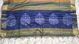 Cream Linen Cotton Kalamkari Saree