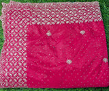Dark Pink Premium Soft Tissue Party Wear Saree