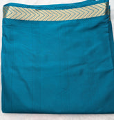 Blue Semi Mysore Crepe Silk Saree