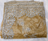 Gold Designer Tissue Saree