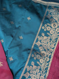 Maroon Gaji silk saree Code: PGS01 (Combo Offer)