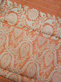 Rust orange Tussar Silk Saree (TSS03)