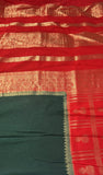 Red Georgette Silk Saree