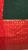 Red Georgette Silk Saree