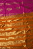 Rani Pink Georgette Silk Saree