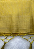 Yellow Chiffon Silk Saree