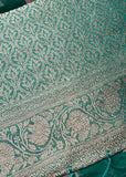 Green Chiffon Silk Saree