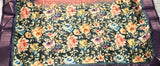 Mauve Pink Linen Cotton Kalamkari Saree