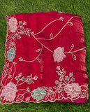 Pink Space Silk Designer Saree