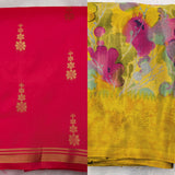 Pink Gaji silk saree Code: PGS01 (Combo Offer)