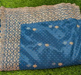 Rama Green Premium Soft Tissue Party Wear Saree