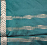 Bottle Green Semi Mysore Crepe Silk Saree