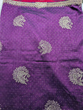 Rani Pink Designer Raw silk saree