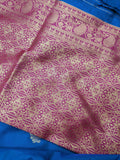 Purple gaji silk saree Code: PGS01 (Combo offer)