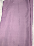 Lilac color Natural crepe saree with kalamkari print position work